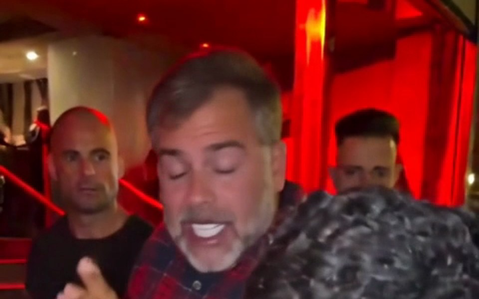 Bearded man in flannel in a finished clip